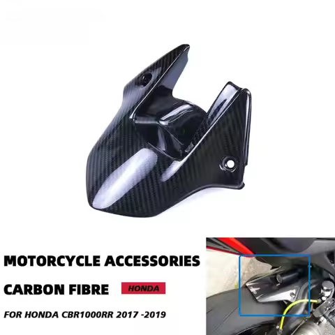 Carbon Fiber Motorcycle Accessories Rear Fender Hugger Splash Mudguard Fairing For Honda CBR 1000 RR