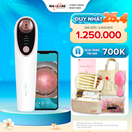 Máy hút mụn đầu đen tích hợp CAMERA SOI DA Maxcare Max666PRO phiên bản cao cấp Kết nối App Zoom X20