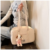 เเถมฟรีพวงห้อยตุ๊กตาน่ารักๆ กระเป๋าสะพายข้างผู้หญิง รุ่น Valley CON มี 2 สาย 5สีผ้ากันน้ำ