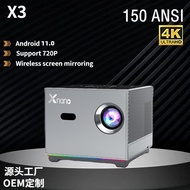 X Portable Projector Android Dual wifiprojector HD 4K Projector Quanzhi Hdz1023/10/12