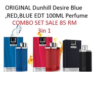 ORIGINAL Dunhill Desire Blue, Red,Black perfume combo set  EDT 100ML Perfume