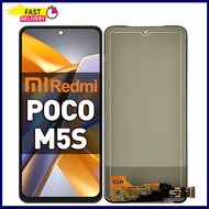 LCD POCO M5S Original TouchScreen Fullset Compatible For Glass Digitizer ori asli