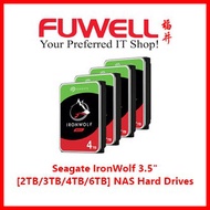 Seagate IronWolf 3.5" [2TB/4TB/6TB/8TB/10TB/12TB] NAS Hard Disk Drives (3 Years Warranty)