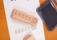 **Lowdy_to do list 欅本橡皮印章**