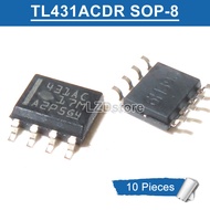 10ชิ้น431AC TL431AC SOP8 TL431ACDR SOP-8 431 AC SOP SMD ปรับแม่นยำ Shunt Regulator ชิป IC ใหม่เดิม