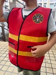 兒童消防員背心 服裝 Firefighter Costume Vest