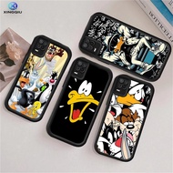 RK27 Daffy Duck hp Plating Casing for Realme Reno A77s A96 F21S 9i A76 7 A3 A57s 8Z F21 A3X C31 A36 