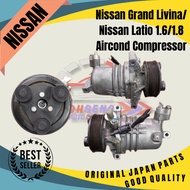 Nissan Grand Livina / Nissan Latio 1.6/1.8 Aircond Compressor#Nissan Grand Livina / Nissan Latio 1.6/1.8 Aircond Compres