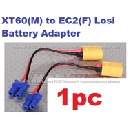 XT60 to EC2 Losi Battery Adapter RC Battery Connector RC Converter Cable  Wires