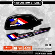 Honda win striping Sticker customDesign 01