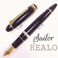 Japan SAILOR PROFIT 21K Gold REALO Piston Pen (Black)