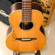 Cheap Bromo BAR6 All SOLID Guitar PARLOR Series Transcustic Fullset Flat seting custom laser Wooden 