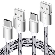 2 Charging Cable,15FT 2Pack USB Type C Cable,Extra Long Fast Charger Braided Cord, USB C-A Charging 
