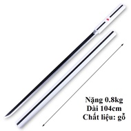 (Tặng túi đeo) Đạo cụ cosplay Kiếm gỗ Naruto Đồ chơi Cosplay Katana Chiều Dài 100cm Sasuke Mô Hình K