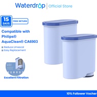 Waterdrop Water Filter Replacement for Philips® AquaClean® CA6903/10 CA6903/22 CA6903, 2 Filters