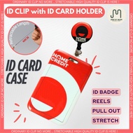 Instant use Home Credit ID Holder and Stretchable Id Clip JnM