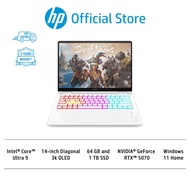 OMEN Transcend Gaming Laptop 14-fb1017TX, White| Intel Core Ultra 9 (13 NPU TOPS)| RTX 5070| 64 GB R