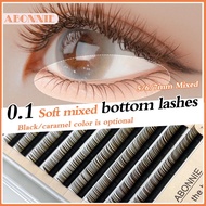 Lower Lashes 5mm 6mm 7mm False Eyelash Extension Supplies Individual Eyelash Silk Bottom Lash Makeup