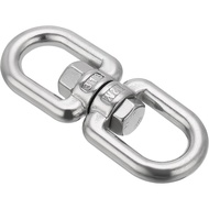 PATIKIL Double Ended Swivel Eye Hook M12 Working Load 800kg/1763 lbs, 316 Stainless Steel Eye to Eye