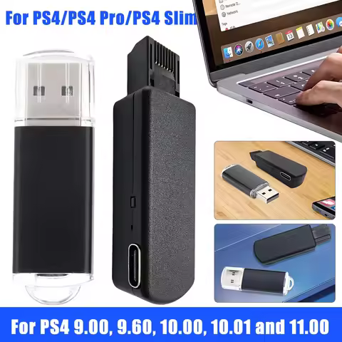 One-Key JB Tool Mod Kit USB Dongle with Type-C Cable Kit Game Accessories for PS4/PS4 Pro/PS4 Slim 9