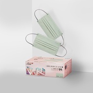 佑合成人醫療口罩(柔光滿版)薄荷綠30入