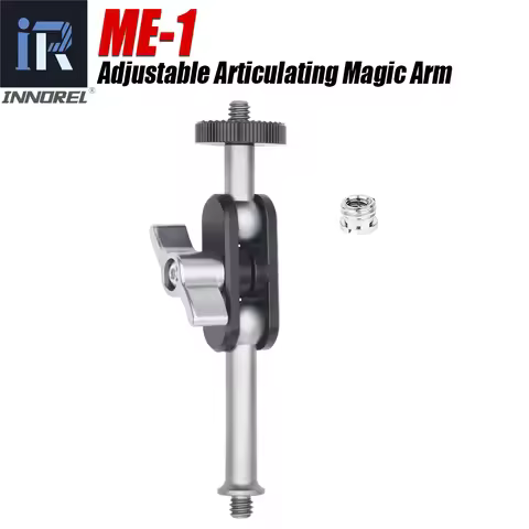 INNOREL ME-1 Universal Magic Arm with Dual Ball Head for Tripod Cellphone Holder Articulating Magic 