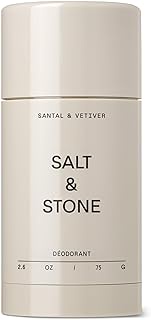 SALT &amp; STONE Natural Deodorant - Aluminum-Free with Seaweed, Shea Butter &amp; Probiotics - For Women &amp; Men