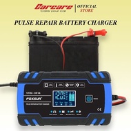 Foxsur 12V 24V 8A Motorcycle Car Pulse Repair Battery Charger UK