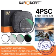 K&F Concept  Magnetic filter MCUV CPL ND1000  Lens Filter + Adapter Ring 49 52 55 58 62 67 72 77 82 