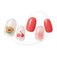 [DASHING DIVA] glaze Gel Manicure Sticker _ Cherry And Dog Need Lighting Pet Cute Fruit Spring Gel N