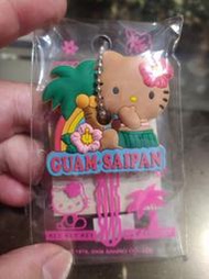 限定 關島 GUAM-SAIPAN hello kitty key套 也可直接當包包吊飾