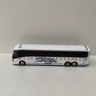 IR HO IXO 1/87 MCI motorcoach D4505 Grey Dog Bus Bus Model Alloy