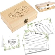 1DFAUL 60pcs Advice and Wishes for the Mr and Mrs, Wedding Advice Cards for Wedding Games, Bridal Sh