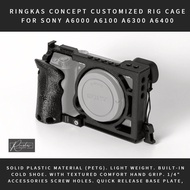 RINGKAS CONCEPT Customized Rig Cage Case sony A6000 A6100 A6300 A6400 A6500 NEX-6 NEX 6 NEX-7 Casing