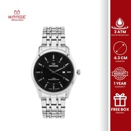 Mirage Watch - Jam Tangan Analog Pria Kasual Silver Stainless Anti Air 8830 M Original