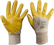 SW-Stahl Z631 Nitrile Gloves Size 10 I 10 Pairs Nitrile Gloves XL I EN 388 Nitrile Gloves Yellow I N
