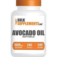BulkSupplements.com Avocado Oil 1000mg Softgels - Avocado Oil Supplement, Avocado Oil Capsules, Avoc