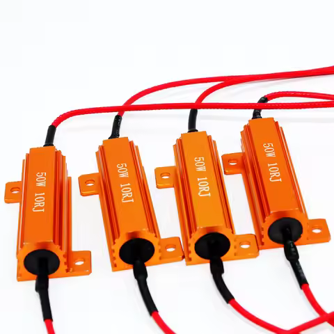 6PC 4PC 2PC Decoders T-taps Flash LED Load Resistors Turn Signal blinking Tool Accessories 50W 10 oh