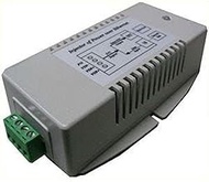 High Power DCDC Converter, 10-15VDC in, 24V 35W Passive PoE Out, Pins 4,5V+;7,8V-, Wire Terminal Inp
