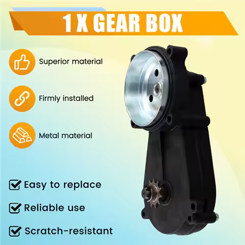 A45K-Transmission Gear Box Gearbox For 47CC 49CC 2-Stroke 4-Stroke Engine Clutch Mini Pocket Bike T8