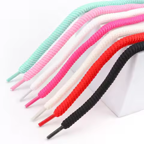 Round Shoelaces for Shoes Casual Canvas Sneakers Shoelace Boot Shoe Laces for AF1/AJ1 Shoestrings Le
