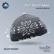 Shams Knitted Children's Peci. Premium Thread Prayer Peci
