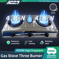 ICON Energy Saving Gas Stove Cooker Standard Doubl Burner