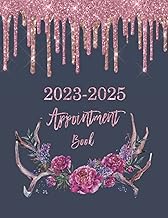 Appointment Book 2023-2025: Weekly Appointment, Monday to Sunday with 8AM - 9PM Times 15 Minute Inte