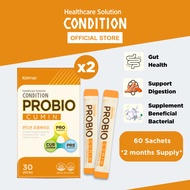 [Bundle of 2] Condition Probio Cumin 30s, Prebiotics, Probiotics&Nano Curcumin, Improve Digestion