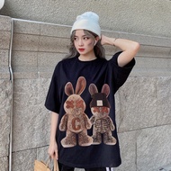 Tn01 Cold T-shirt Wide Sleeve Form HALEY Unisex Streetstyle Premium 100% cotton Cool