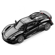 Trends Hobby 241086(B) 1/64 Porsche 918 Spyder Black Diecast Scale Model Car