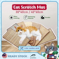 ALPHAPETS Cat Pad Cat Tree Scratcher Cat Scratcher Pet Scratching Sisal Mat Tikar Penggaruk Kucing Haiwan Menggaruk
