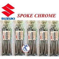 SPOKE CHROME Spoke Rim Lidi Rim SUZUKI RC80 RC100 RC110 GSX110 FX110 RG110 RGV120 RG RGV BEST110 FD1