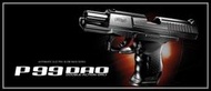 【原型軍品】全新 II MARUI P99 DAO 電動槍 黑色 滑套可動